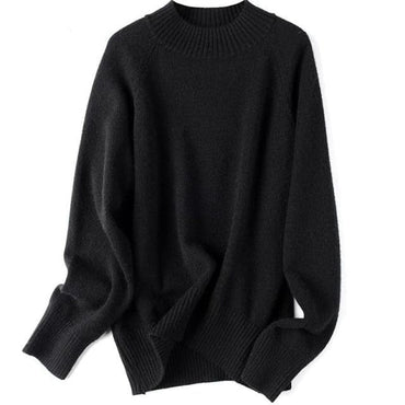 Autumn Winter Ladies Oversized Cashmere Jumper - east2cart.uk