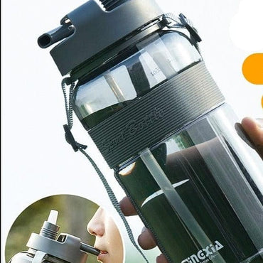 Sport Water Bottle with Straw BPA Free 1L - east2cart.uk