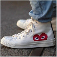 Love Style Unisex Brand Skateboarding Shoes High Top Play Shoes Zapatos De Mujer Hombre Outdoor Casual OffWhite Cdg 1970s Shoes - east2cart.uk