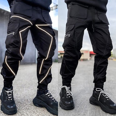 Hip Hop Straight Cargo Trousers