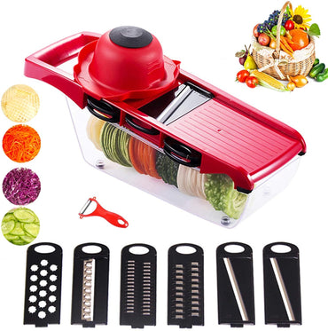 Multifunctionele Vegetable Cutter With Steel Blade Mandoline Slicer Potato Grater For Kitchen Accessories Free Shipping Items - east2cart.uk