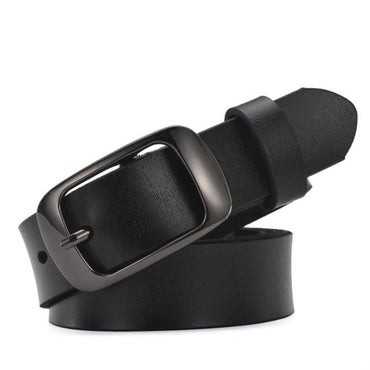 Women's strap casual all-match Women brief genuine leather belt women strap pure color belts Top quality jeans belt WH001 - east2cart.uk