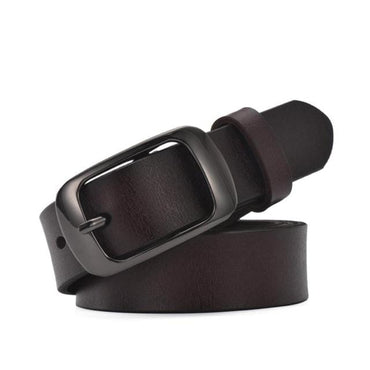 Women's strap casual all-match Women brief genuine leather belt women strap pure color belts Top quality jeans belt WH001 - east2cart.uk