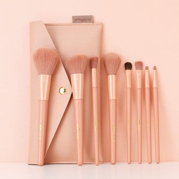 XINYAN Candy Makeup Brush Set Pink Blush Eyeshadow Concealer Lip Cosmetics Make up For Beginner Powder Foundation Beauty Tools - east2cart.uk