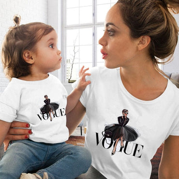 VOGUE Print Family Matching Outfits