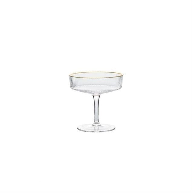 Nordic ins red wine glass lead free glass creative personality household wide mouth champagne cocktail glass cup Drinkware - east2cart.uk