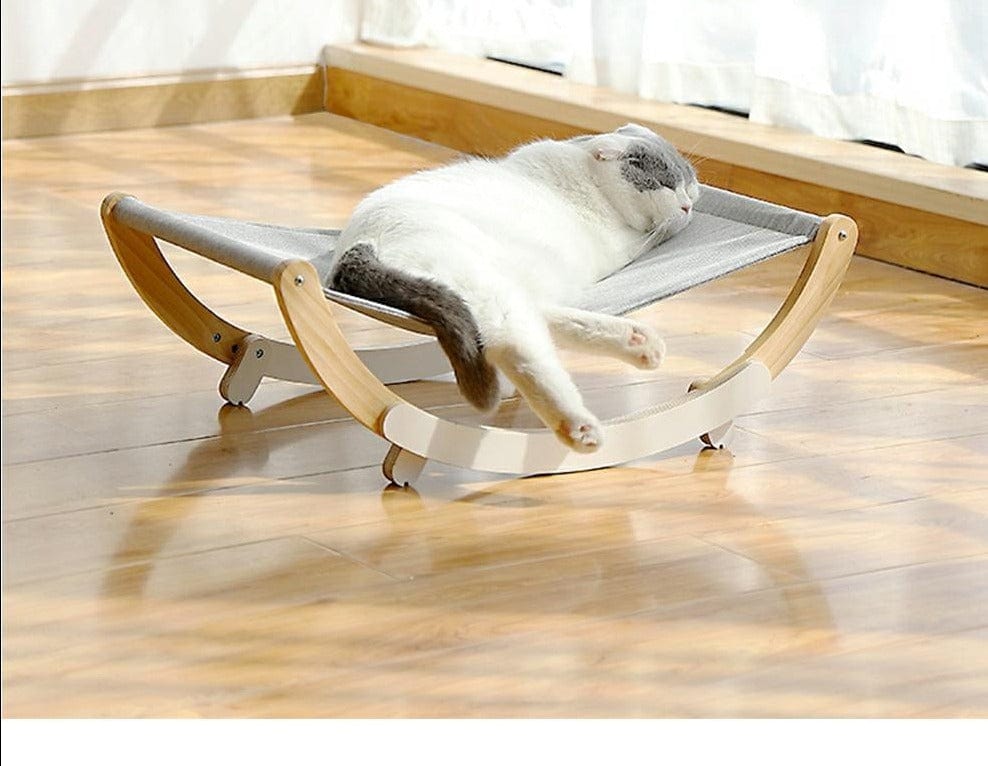 Pet Cat's Lounger Bed Wood Hammock for Cat House Puppy Mat Hanging Beds Cats Basket Small Dog Soft Sofa Window Warm Products - east2cart.uk