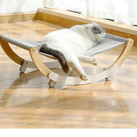 Pet Cat's Lounger Bed Wood Hammock for Cat House Puppy Mat Hanging Beds Cats Basket Small Dog Soft Sofa Window Warm Products - east2cart.uk