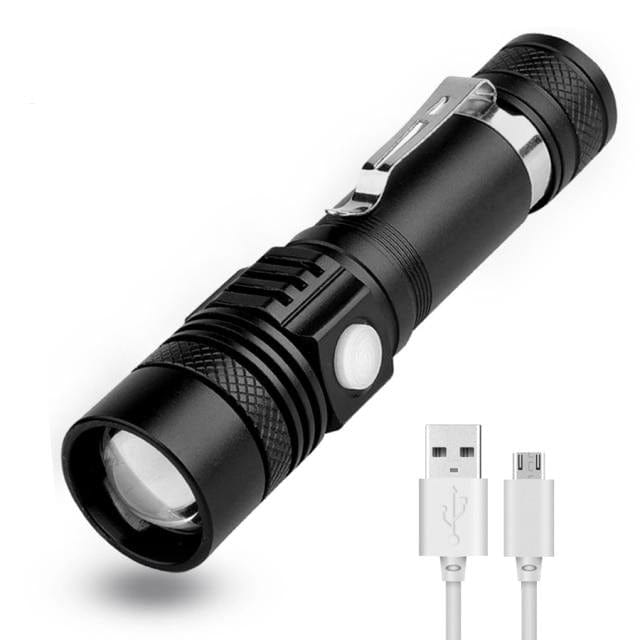 Powerful Led Flashlight Zoom Torch