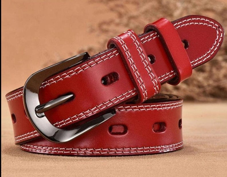 Women Genuine Leather Belt For Female Strap Casual All-match Ladies Adjustable Belts Designer High Quality Brand - east2cart.uk