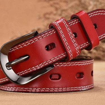 Women Genuine Leather Belt For Female Strap Casual All-match Ladies Adjustable Belts Designer High Quality Brand - east2cart.uk