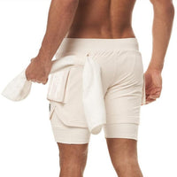 2-in-1 sports shorts