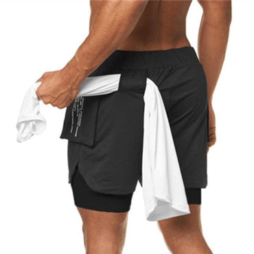 2-in-1 sports shorts