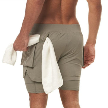 2-in-1 sports shorts