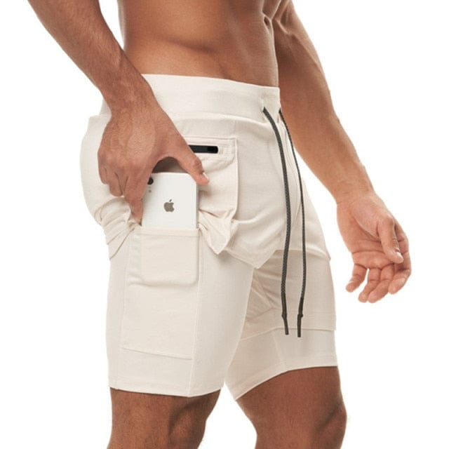 2-in-1 sports shorts