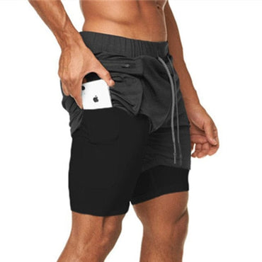 2-in-1 sports shorts