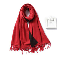 Winter Cashmere Scarf Women Thick Warm Shawls Wraps Lady Solid Scarves Fashion Tassels Pashmina Blanket quality foulard 2021 New - east2cart.uk