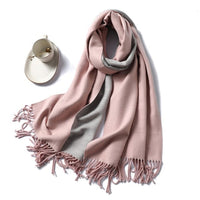 Winter Cashmere Scarf Women Thick Warm Shawls Wraps Lady Solid Scarves Fashion Tassels Pashmina Blanket quality foulard 2021 New - east2cart.uk