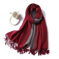 Winter Cashmere Scarf Women Thick Warm Shawls Wraps Lady Solid Scarves Fashion Tassels Pashmina Blanket quality foulard 2021 New - east2cart.uk