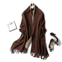 Winter Cashmere Scarf Women Thick Warm Shawls Wraps Lady Solid Scarves Fashion Tassels Pashmina Blanket quality foulard 2021 New - east2cart.uk