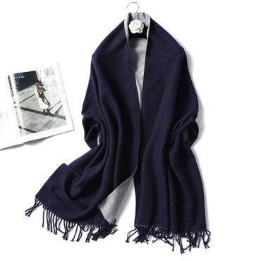 Winter Cashmere Scarf Women Thick Warm Shawls Wraps Lady Solid Scarves Fashion Tassels Pashmina Blanket quality foulard 2021 New - east2cart.uk