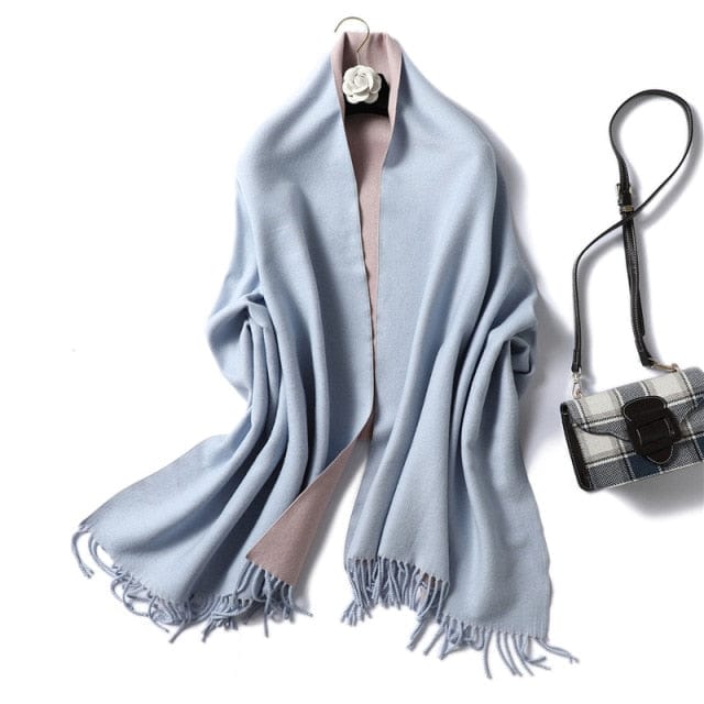 Winter Cashmere Scarf Women Thick Warm Shawls Wraps Lady Solid Scarves Fashion Tassels Pashmina Blanket quality foulard 2021 New - east2cart.uk