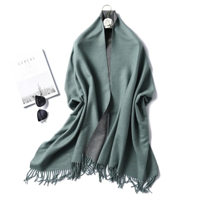 Winter Cashmere Scarf Women Thick Warm Shawls Wraps Lady Solid Scarves Fashion Tassels Pashmina Blanket quality foulard 2021 New - east2cart.uk