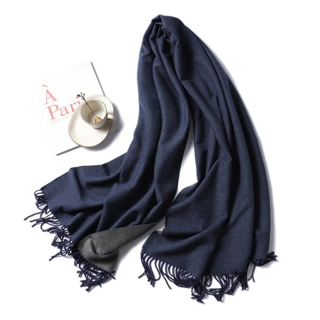 Winter Cashmere Scarf Women Thick Warm Shawls Wraps Lady Solid Scarves Fashion Tassels Pashmina Blanket quality foulard 2021 New - east2cart.uk