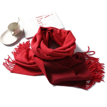 Winter Cashmere Scarf Women Thick Warm Shawls Wraps Lady Solid Scarves Fashion Tassels Pashmina Blanket quality foulard 2021 New - east2cart.uk