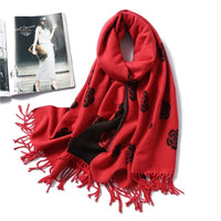Winter Cashmere Scarf Women Thick Warm Shawls Wraps Lady Solid Scarves Fashion Tassels Pashmina Blanket quality foulard 2021 New - east2cart.uk