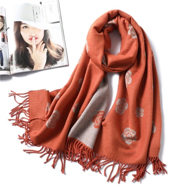 Winter Cashmere Scarf Women Thick Warm Shawls Wraps Lady Solid Scarves Fashion Tassels Pashmina Blanket quality foulard 2021 New - east2cart.uk