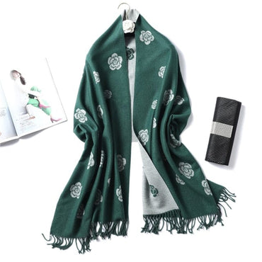 Winter Cashmere Scarf Women Thick Warm Shawls Wraps Lady Solid Scarves Fashion Tassels Pashmina Blanket quality foulard 2021 New - east2cart.uk