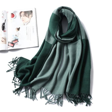 Winter Cashmere Scarf Women Thick Warm Shawls Wraps Lady Solid Scarves Fashion Tassels Pashmina Blanket quality foulard 2021 New - east2cart.uk