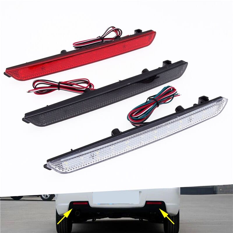 2 Pcs Car Rear Bumper Reflector Lights