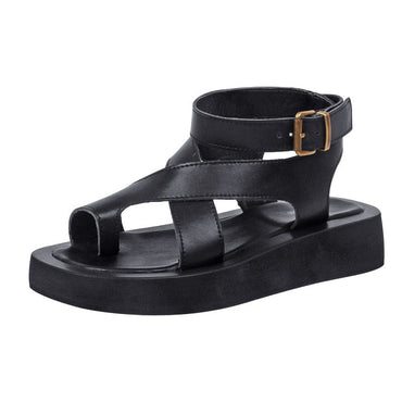 Ladies Genuine Leather Roman Sandals - east2cart.uk