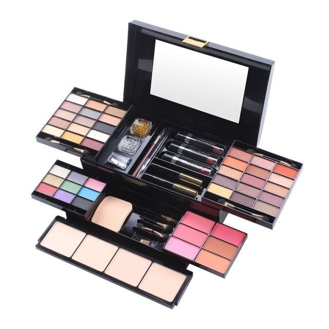 Pro Makeup Set 39 Colors Multicolor Shimmer Glitter Matte Long Lasting Eyeshadow Palette Blush Power Lipstick Maquillaje Mujer - east2cart.uk