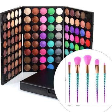 Pro Makeup Set 39 Colors Multicolor Shimmer Glitter Matte Long Lasting Eyeshadow Palette Blush Power Lipstick Maquillaje Mujer - east2cart.uk