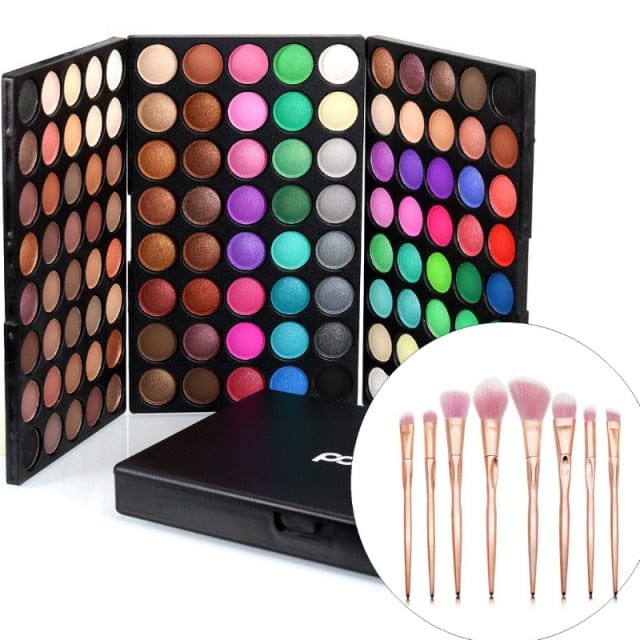 Pro Makeup Set 39 Colors Multicolor Shimmer Glitter Matte Long Lasting Eyeshadow Palette Blush Power Lipstick Maquillaje Mujer - east2cart.uk