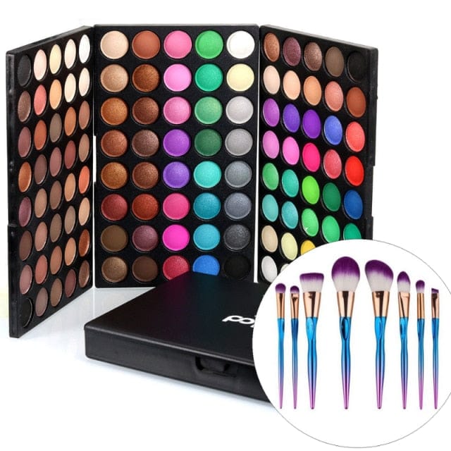 Pro Makeup Set 39 Colors Multicolor Shimmer Glitter Matte Long Lasting Eyeshadow Palette Blush Power Lipstick Maquillaje Mujer - east2cart.uk