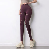 Denim Stretch Seamless Knitted Exercise Legging