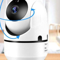 QZT IP Camera WiFi Home Security Camera 360 Night Vision Baby Monitor Indoor Mini Surveillance CCTV Wireless ICSEE Wifi Camera - east2cart.uk