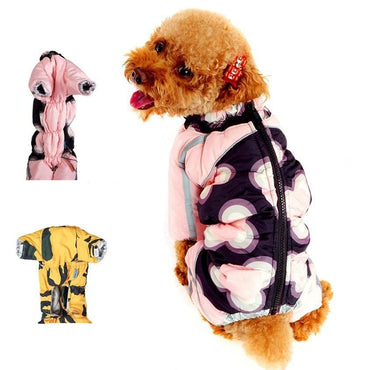 New Puppy Dog Clothing For Pets Luxury Zipper Jackets Small Big XXL Animal Pet Winter Warm Down Yorkshire Dachshund Cat Products - east2cart.uk