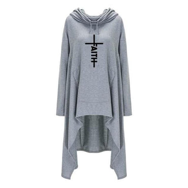 Faith Letters Print Women's Hoodies - east2cart.uk