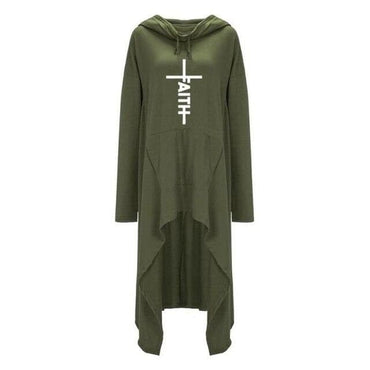Faith Letters Print Women's Hoodies - east2cart.uk