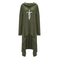 Faith Letters Print Women's Hoodies - east2cart.uk