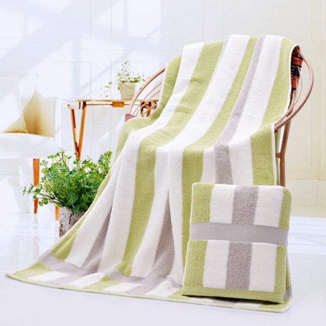 70x140cm Oversized Quick Drying Cotton Bath Towels - east2cart.uk