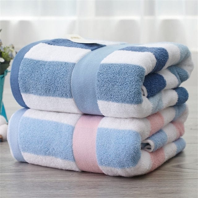 70x140cm Oversized Quick Drying Cotton Bath Towels - east2cart.uk