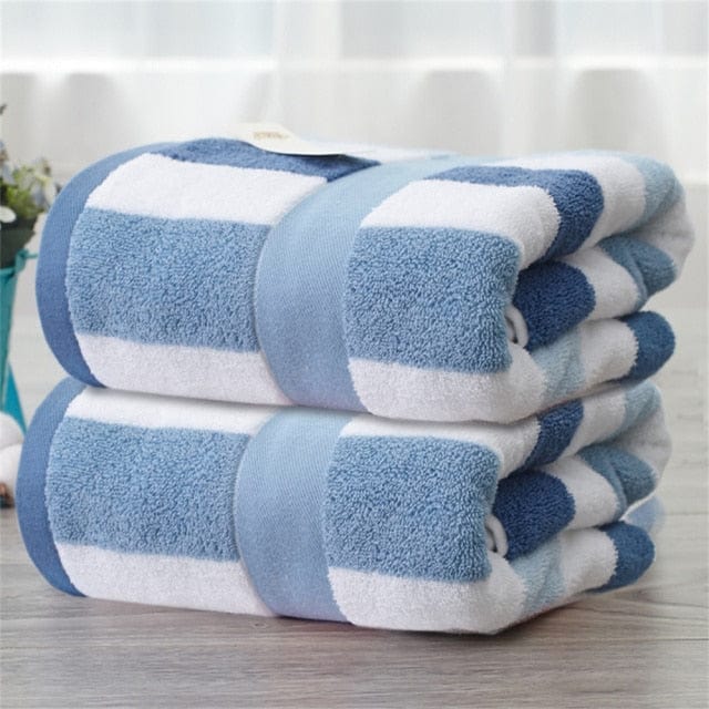 70x140cm Oversized Quick Drying Cotton Bath Towels - east2cart.uk