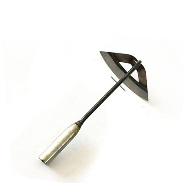 All-Steel Hardened Hollow Hoe Handheld Weeding Rake