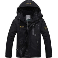 Men Windbreak Fur Lined Coat